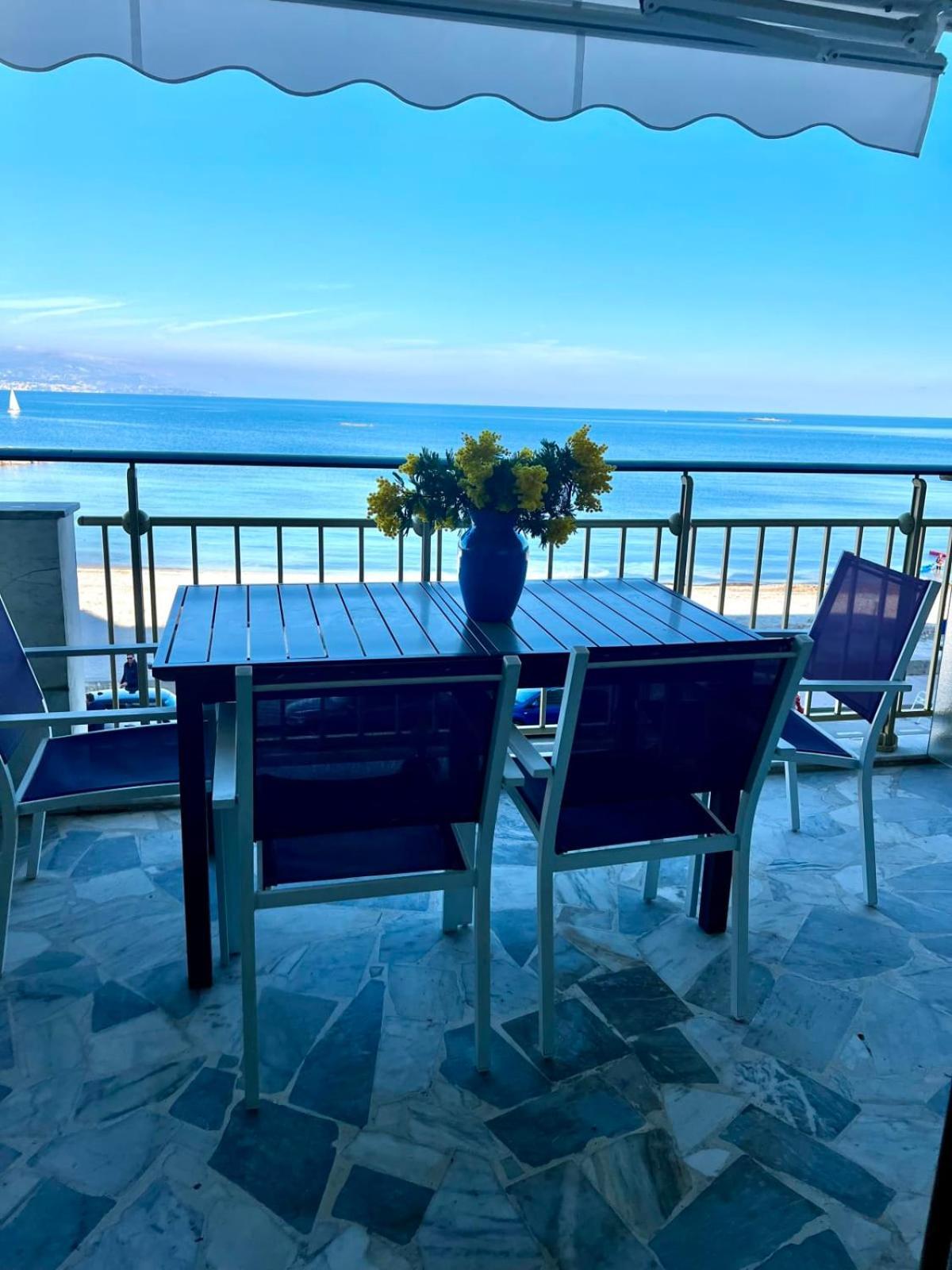 Seafront One Bedroom Apartment With A Terrasse Swimming Pool And A Parking Antibes Eksteriør billede